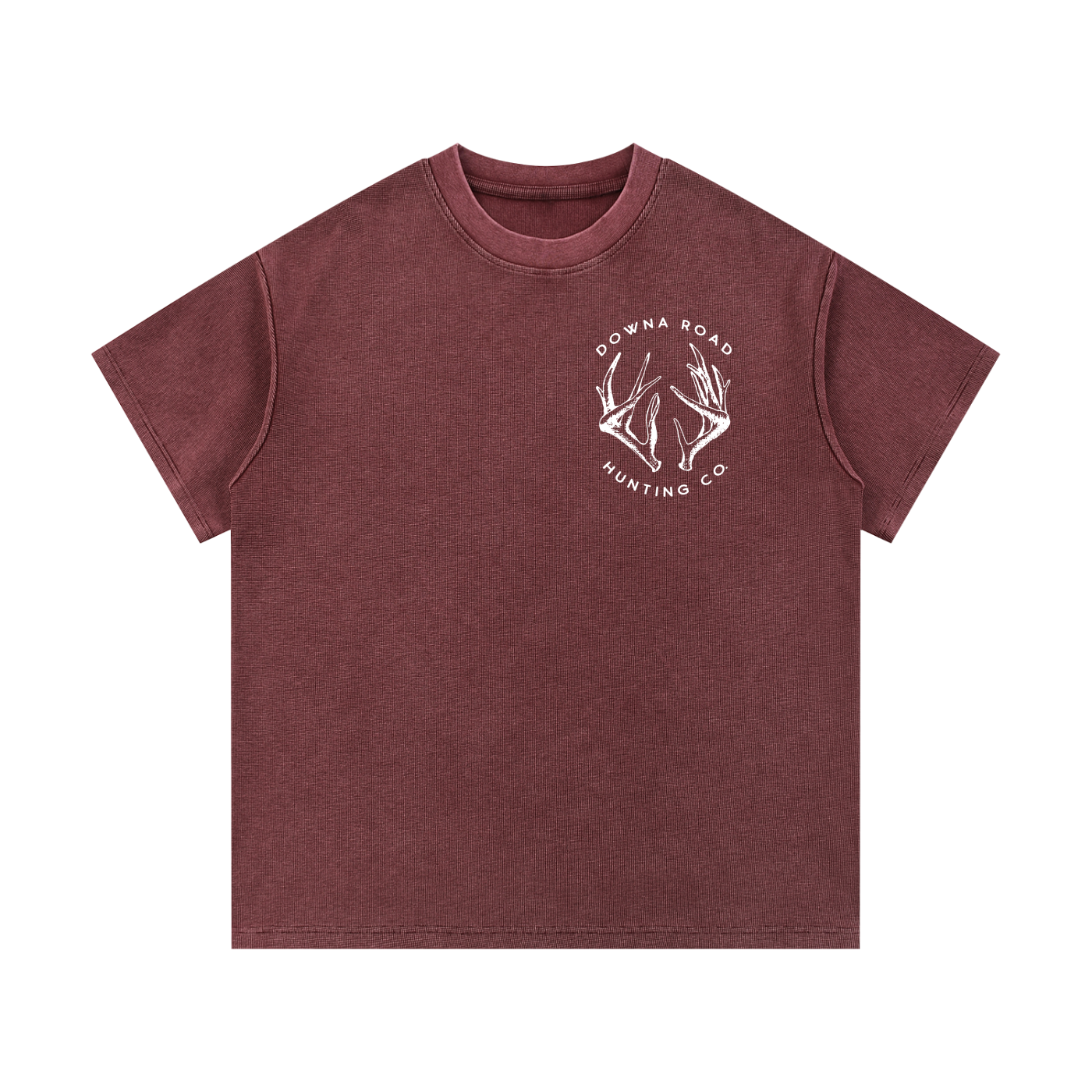 Mineral Wash Waffle Knit T-Shirt