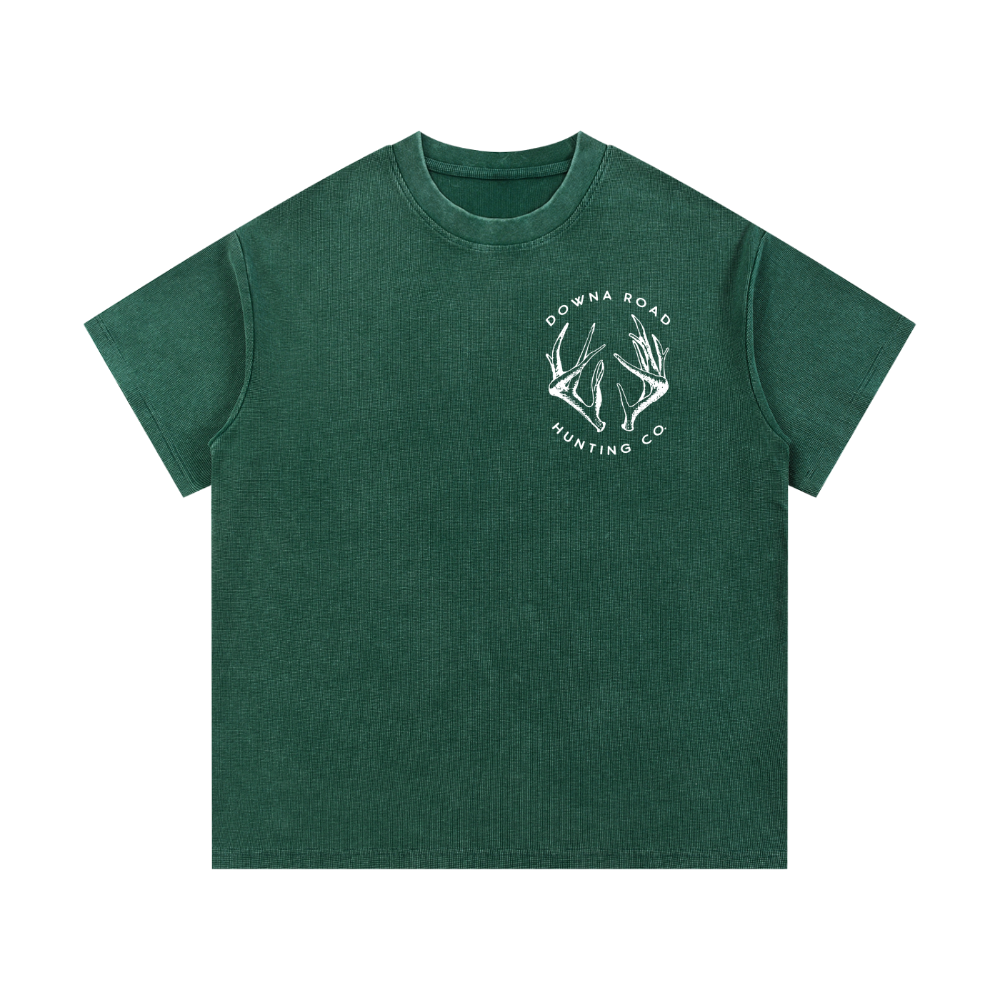Mineral Wash Waffle Knit T-Shirt
