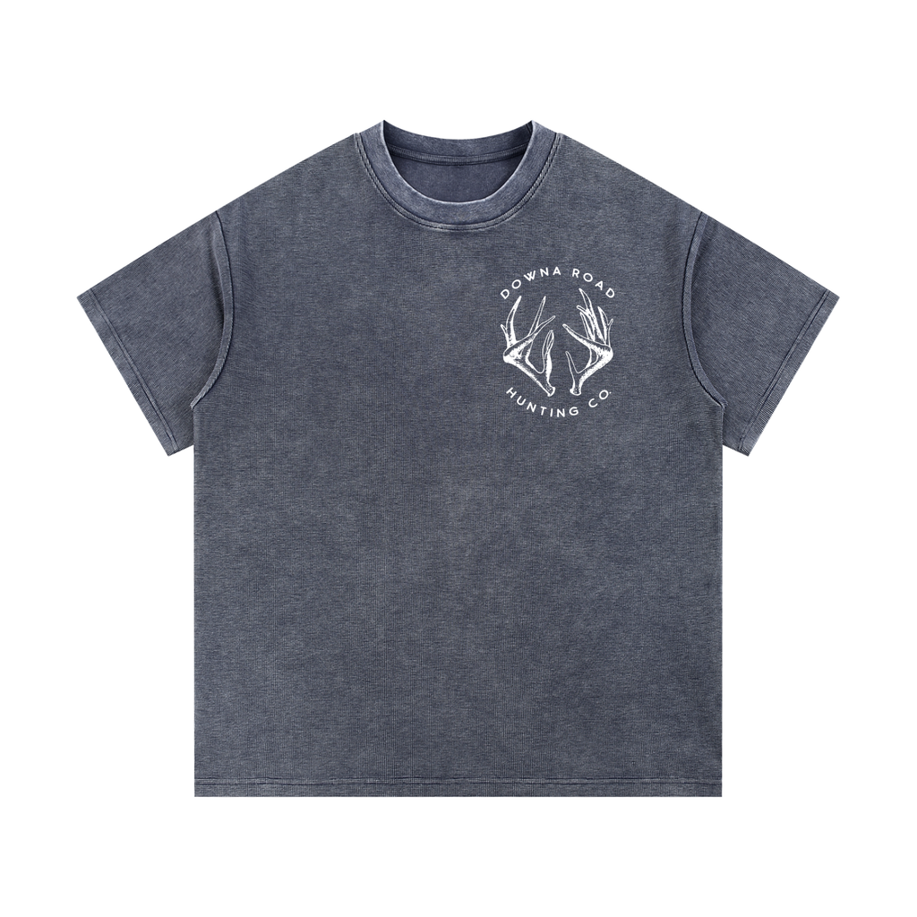 Mineral Wash Waffle Knit T-Shirt